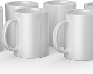 Ceramic-Coated white dishwasher & microwave safe