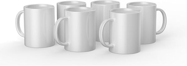 Ceramic-Coated white dishwasher & microwave safe