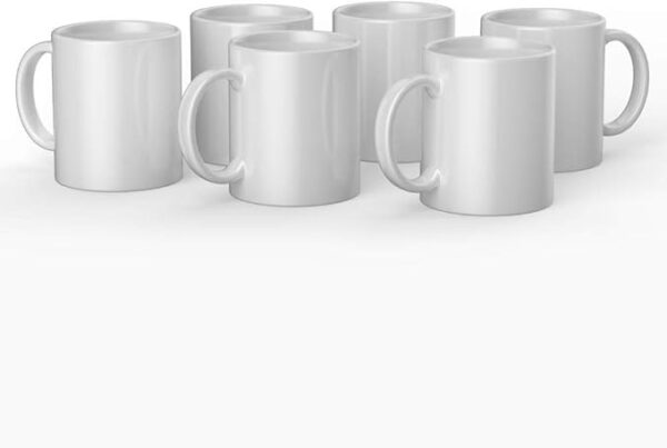 Ceramic-Coated white dishwasher & microwave safe