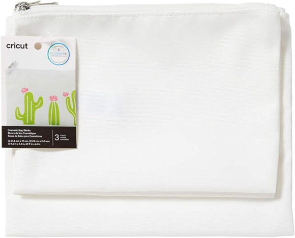 Cosmetic Bag Blanks (3 ct) | Sublimation Printer for Crafters & Small Businesses