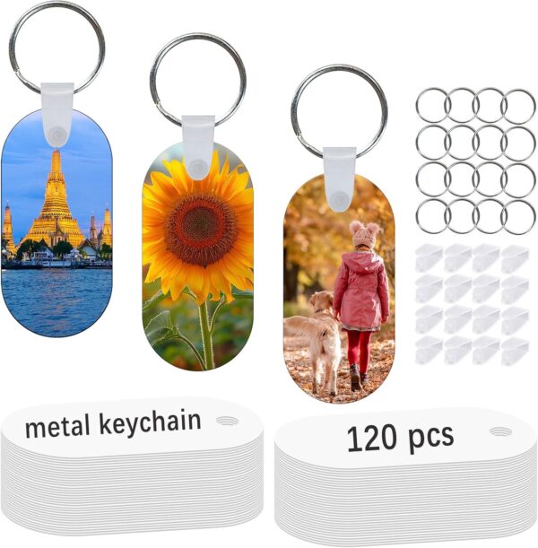 Metal Sublimation Keychain Blanks | Sublimation Printer for Crafters & Small Businesses