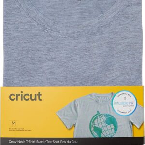 T-Shirt Blank Heathered Gray | Sublimation Printer for Crafters & Small Businesses