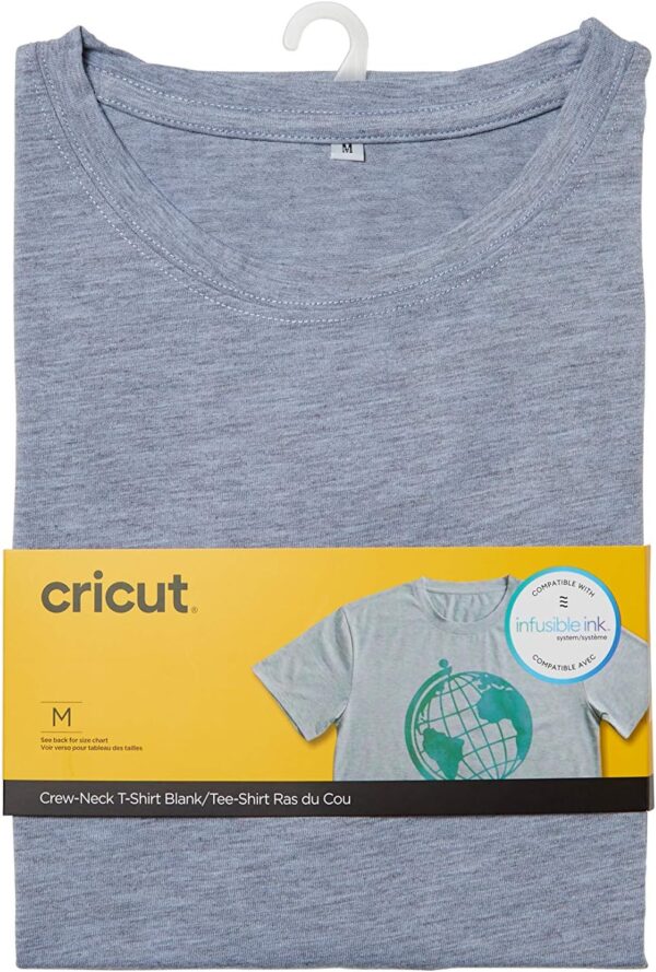 T-Shirt Blank Heathered Gray | Sublimation Printer for Crafters & Small Businesses