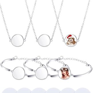 Shop the Sublimation Silver Metal Necklace for vibrant sublimation printing on t-shirts