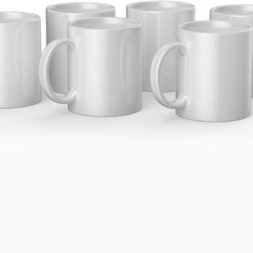 Ceramic-Coated white dishwasher & microwave safe