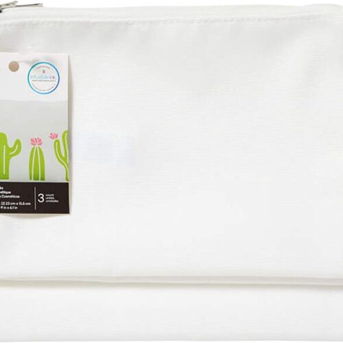 Cosmetic Bag Blanks (3 ct) | Sublimation Printer for Crafters & Small Businesses