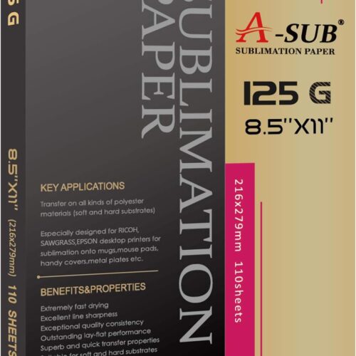 Sublimation Paper 8.5x11 Inch | Sublimation Printer for Crafters & Small Businesses
