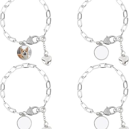 4 Pack Sublimation Blank Bracelet | Sublimation Printer for Crafters & Small Businesses