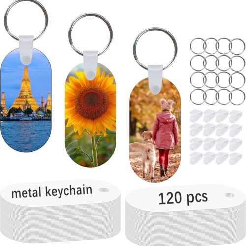 Metal Sublimation Keychain Blanks | Sublimation Printer for Crafters & Small Businesses