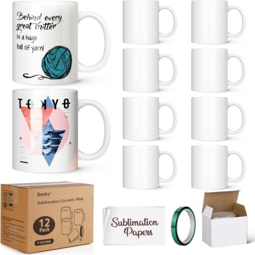 Sublimation Coffee Mugs 11 oz | Sublimation Printer for Crafters & Small Businesses