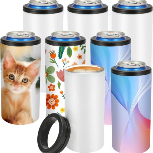 Skinny Can Cooler Blank 8-pack | Sublimation Printer for Crafters & Small Businesses