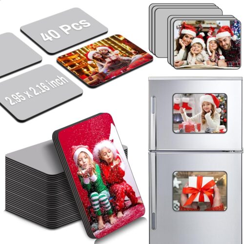 Sublimation Magnets 40 pcs | Sublimation Printer for Crafters & Small Businesses