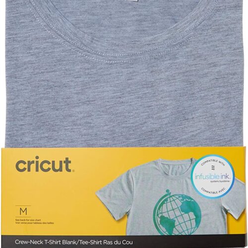 T-Shirt Blank Heathered Gray | Sublimation Printer for Crafters & Small Businesses