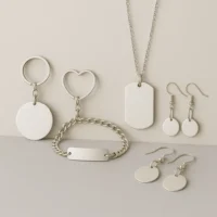keychain and jewelry blanks for sublimation